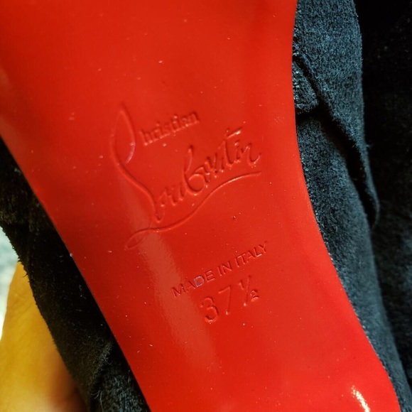 NEW Christian Louboutin Boot Lionne Suede Boot - Picture 12 of 13